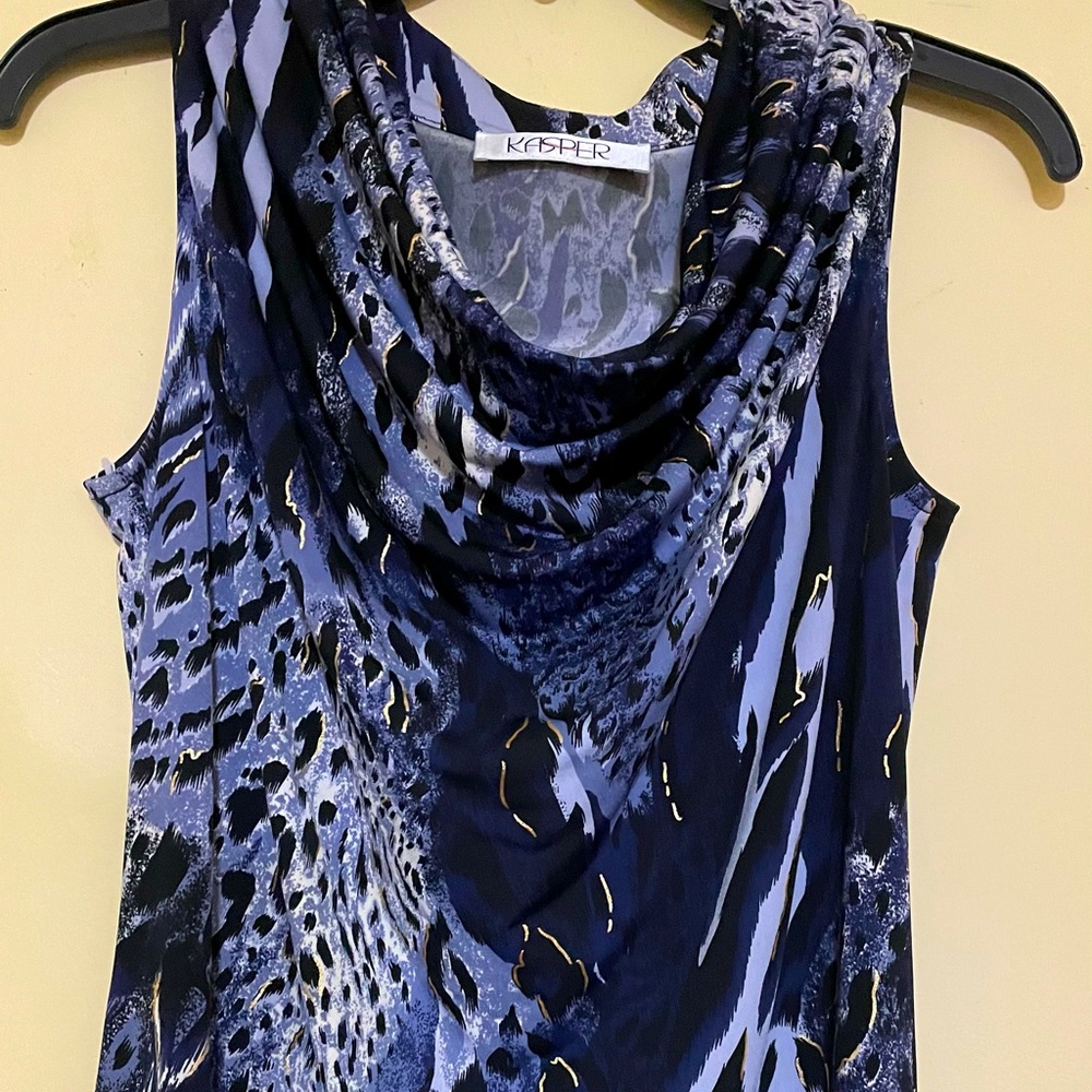 Kasper Women’s Gorgeous Cowl Neck Top NEW UNUSED
